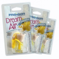 DREAM AIR VANIGLIA CONFEZIONE 3 PEZZI - Profumatore / Deodorante per auto e ambienti.
