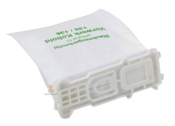DREHFLEX® - Alternativa per aspiratori Vorwerk - Set di 14 articoli: 12 sacchetti di fibra + 1 filtro HEPA + 1...