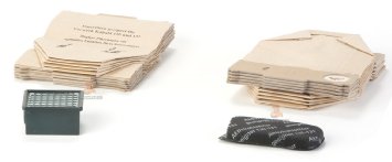 DREHFLEX® - Alternativa per aspiratori Vorwerk - Set di 22 articoli: 20 sacchetti di carta per aspirapolvere ,...