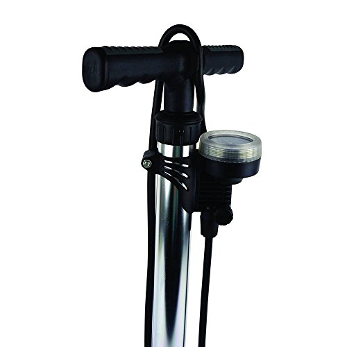 Dresco 5250502 pompa per bicicletta con manometro 52 cm