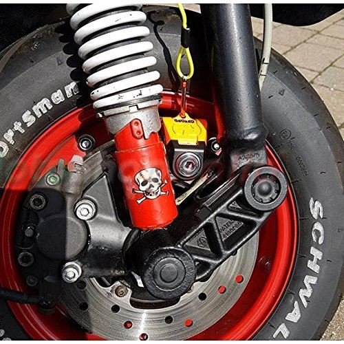 Ducati Multistrada 1200 Enduro Oxford Scoot XA5 Alarm Disc Lock Yellow LK287