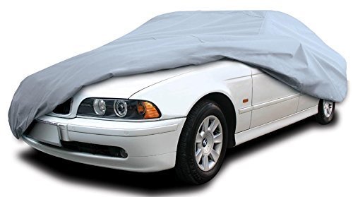 Ducomi CoverMyCar - Telo Copriauto Impermeabile Ideale per Proteggere la tua Auto da Graffi, Polvere, Pioggia, Raggi Solari, Grandine - Dimensioni: 430 x 160 x 120 cm (M)