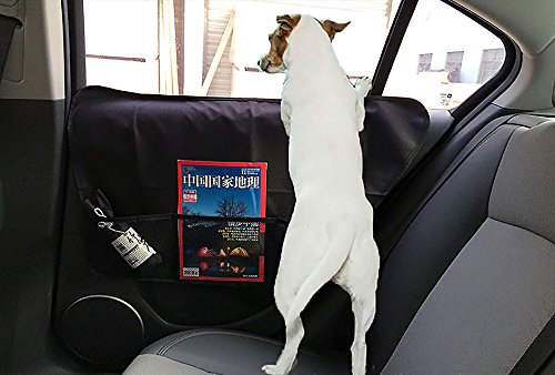 E-Bestar 2pcs Cover per Pet Protezioni per portiera di auto per cane sacchetto di archiviazione di protezione porta laterale di veicolo