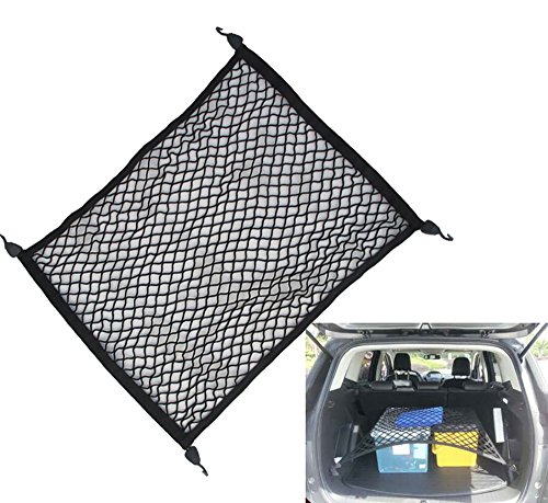 e-bestar auto tronco cargo net mesh organizer con 4 ganci a rete auto per bambini bagaglio Universal car accessories net