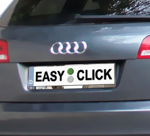 Easy Click eu-standard auto facile fissaggio portatarga 12015 Chrome Line