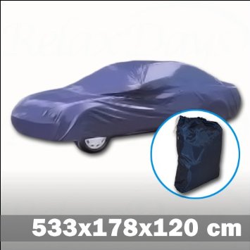 Easy garage copriauto telo auto copertura Size XL 533 x 178 x 120 cm colore: blu