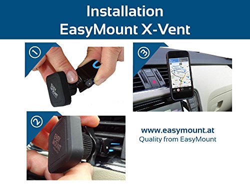 EasyMount – X-Vent, supporto universale per la griglia di ventilazione dell’auto per smartphone, iPhone, Samsung Galaxy, LG, Sony, HTC