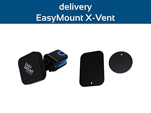 EasyMount – X-Vent, supporto universale per la griglia di ventilazione dell’auto per smartphone, iPhone, Samsung Galaxy, LG, Sony, HTC