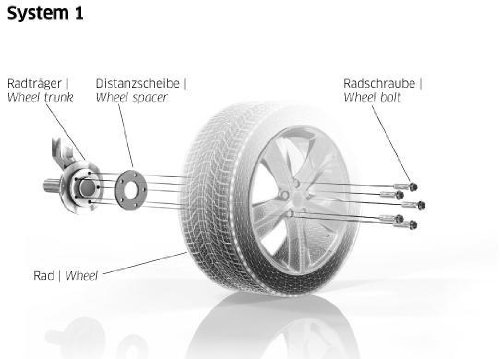 Eibach S90 – 1 – 04 – 007 – Distanziali ruote Pro – Distanziatore System 1 8 mm 5/120 74,0