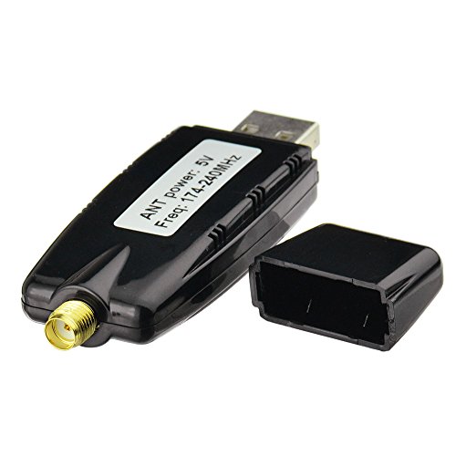 Eightwood DAB + Stick USB 2.0 Digital Radio Tuner Empfänger + SMA Glass Antenne für Android Auto DVD Spieler Stereo USB DAB Autoradio