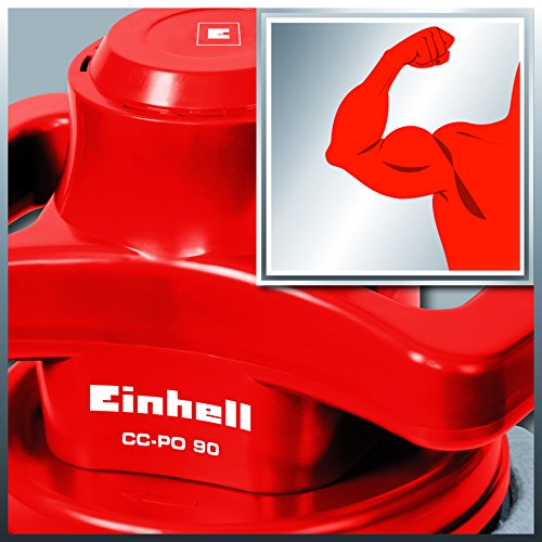Einhell CC-PO 90 Lucidatrice per Auto con Platorello da 240 mm, 90 W, 3700 Rpm, Rosso