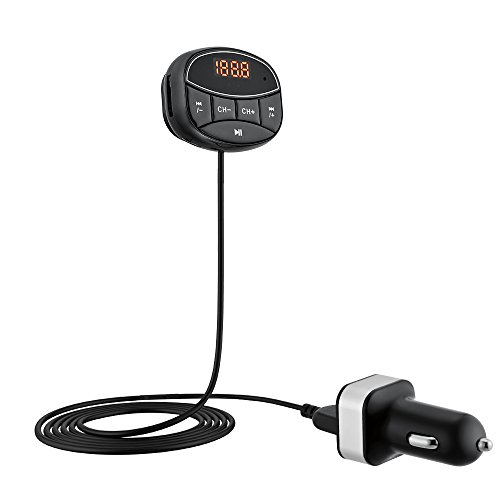 EloBeth 3,5 mm AUX auto Bluetooth Speaker musica Streaming ricevitore adattatore ricevitore con mani chiamata gratuita per iPhone Samsung Blackberry HTC LG SONY Tablet lettori MP3