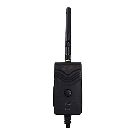 Emebay, trasmettitore WiFi per telecamera da auto 903 W 2.4 GHz, video ricevitore trasmettitore per telecamera per retromarcia, supporto iOS, Android, interfaccia AV