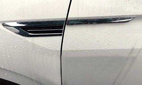 Esterno Griglia della ruota anteriore in plastica ABS 4Motion styling strips per Tiguan II 2017 2018 (Senza la lettera)