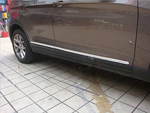 Esterno in ABS cromato corpo Side Door Molding copertura Trim Protector pezzi per auto di BMX3