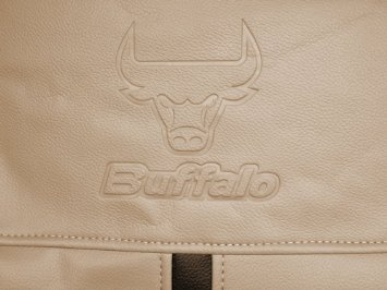 EUFAB 28289 - Set coprisedili "Buffalo", colore: Nero/Beige