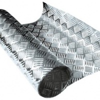 Eufab - Tappetino decorativo in alluminio 120 x 55 cm