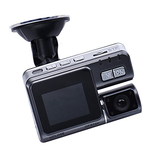 Euzeo 120 ° HD Car LED DVR Road Dash video camera Cam registratore videocamera