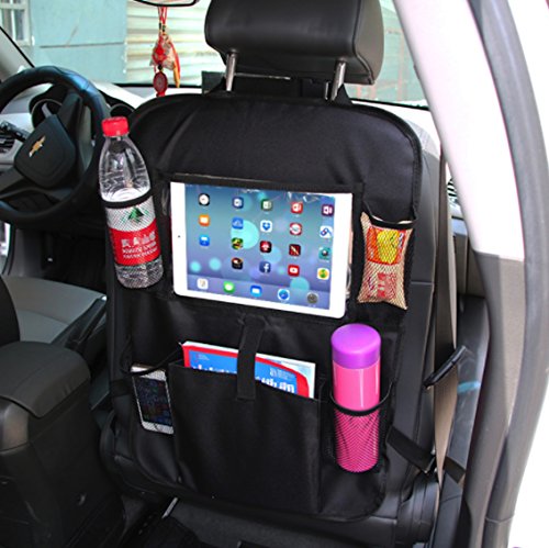 Evst, borsa organizer portaoggetti per il sedile dell’auto, con tasche multiple e supporto per l’iPad