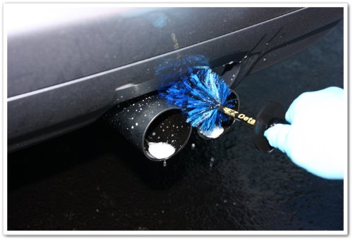 EZ Detail Brushes EZBS Spazzola per Dettagli in lega e ruote da auto, per la pulizia, misura piccola