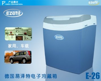 EZetil E26 Frigo portatile termoelettrico 12V, blu/blu chiaro