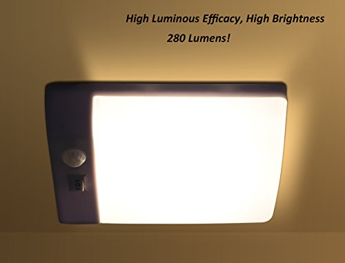 Facon LED 12V Luce notturna a LED con sensore PIR di Auto Plafoniera Illuminazione Interna Luce di per Auto / RV / Rimorchio / Camper / Barca