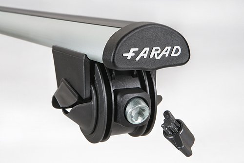FARAD - 90241SIME3130/R231 - BARRE PORTATUTTO DA TETTO PER AUTO IN ALLUMINIO PER VEICOLI CON RAILING