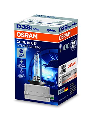Faro allo xeno OSRAM XENARC COOL BLUE INTENSE D3S HID, lampada a scarica, 66340CBI, scatola di cartone (1 pezzo)