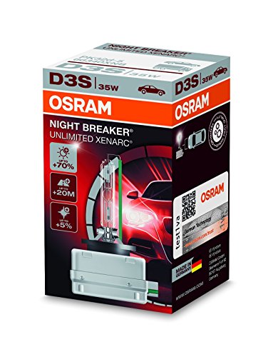 Faro allo xeno OSRAM XENARC NIGHT BREAKER UNLIMITED D2S HID, lampada a scarica, 66240XNB-HCB, duobox (2 pezzi)