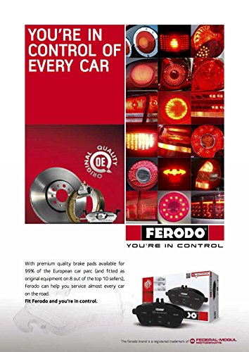Ferodo FDB1052 -  Premier Kit Pastiglie Freno, Freno A Disco - (confezione 4 pezzi)