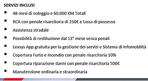 Fiat 500 Cabrio Lounge 1.2 bz, Bianca - noleggio a lungo termine Be-Free Plus - Welcome Kit