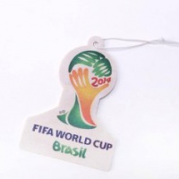 FIFA Mondiali di Calcio Brasile Profumatore per auto - "Fuleco" - 3 Profumatori per auto inclusi