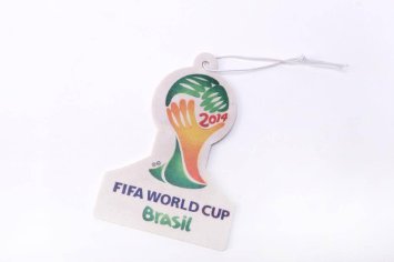 FIFA Mondiali di Calcio Brasile Profumatore per auto - "Fuleco" - 3 Profumatori per auto inclusi