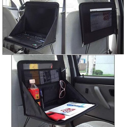 FireAngels, supporto per auto per computer portatile, fatto a borsa, da fissare sul sedile dell