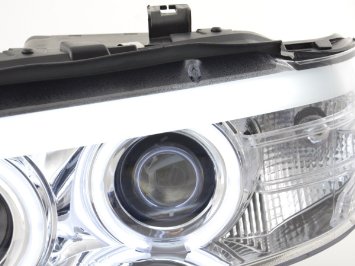 FK-Automotive fari Daylight CCFL Xenon BMW X5 E53 anno di costruzione 03-06 cromato