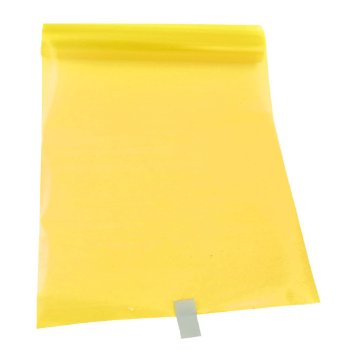 Foglio in pellicola di vinile giallo per colorazione fari di coda e fendinebbia auto,30.5x122cm
