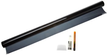 FoliaTec 1761 Midnight Ref - Set pellicola protettiva per vetro auto, dimensioni 76x300 cm, colore: Nero scuro...