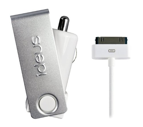 Fonexion SCIPW Auto White mobile device charger - Mobile Device Chargers (Auto, Smartphone, Cigar lighter, iPhone 4S, White, 5 V)