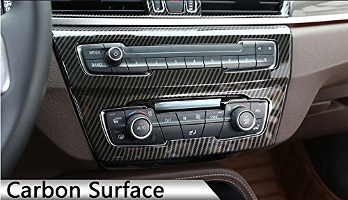 For New X1 F48 20I 25i 25L 2016 – 2018 ABS Chrome Center aria condizionata Outlet Vent cover Trim auto Accessories