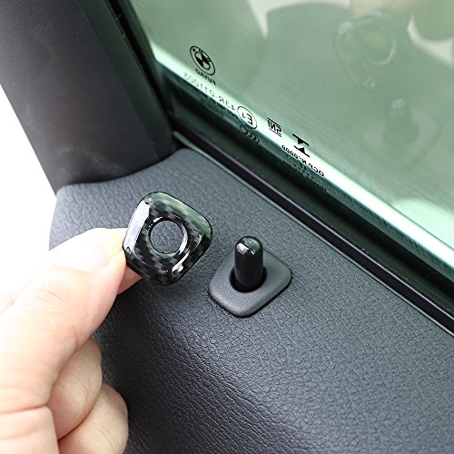 For New X1 F48 20I 25i 25LE 2016 – 2018 in plastica ABS cromata serratura di bordo adesivi auto accessori 4pcs