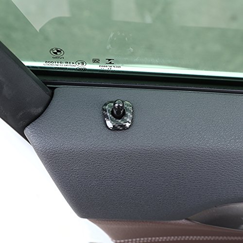 For New X1 F48 20I 25i 25LE 2016 – 2018 in plastica ABS cromata serratura di bordo adesivi auto accessori 4pcs