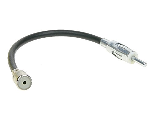 Ford Tourneo Connect 10 – 12 2 DIN auto Radio Incasso Set in originale Plug & Play qualità con radio antenna Adapter, cavo di collegamento, accessori e mascherina per autoradio/Telaio di montaggio Argento