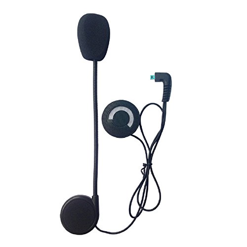 FreedConn microfono della cuffia rigido Cavo per cuffie e accessori Clip per T-COMVB e T-Series COMSC casco del motociclo di Bluetooth Interphone Moto Intercom