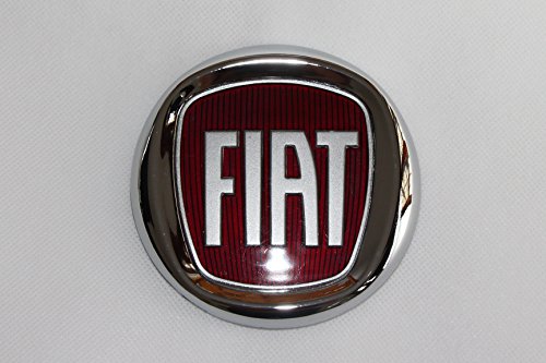 Fregio stemma logo FIAT Rosso BRAVO 100 mm Anteriore