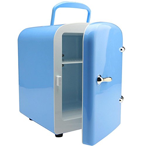 frigorifero auto dual-use mini-frigorifero blu rosa , blue