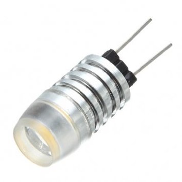 G4 1W 12V 60 Lumen LED auto lampadina lampadine tornitura bianco caldo