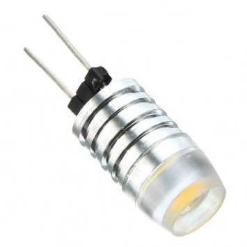 G4 1W 12V 60 Lumen LED auto lampadina lampadine tornitura bianco caldo