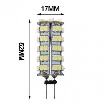G4 3W 1210 68 SMD LED weiß 6500K AutomeeresCamper -Glühlampe