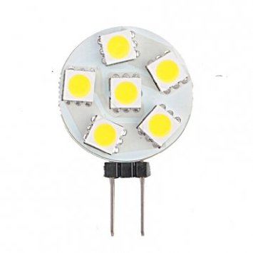 G4 6-5050 SMD LED Warm lampadina bianca lampada dell