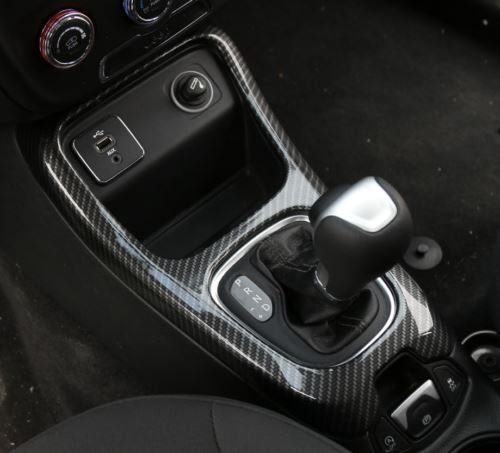 Gear Cornice Trim Gear Cover Trim ABS Gear Cover Cornice Trim Accessori Per Interni Auto ABS Carbon Fiber 1Pc
